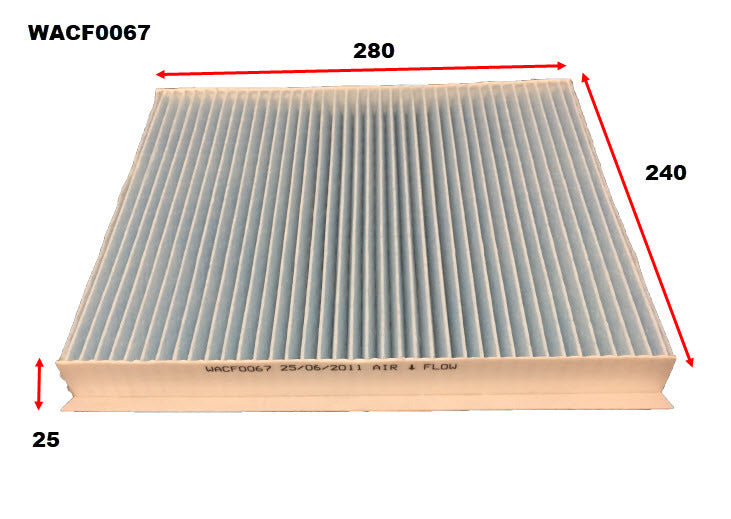 Cabin Filter RCA306P Fits Saab WACF0067 - Wesfil