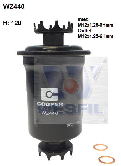 EFI Fuel Filter Z440 Universal Fuel Filter WZ440 - Wesfil