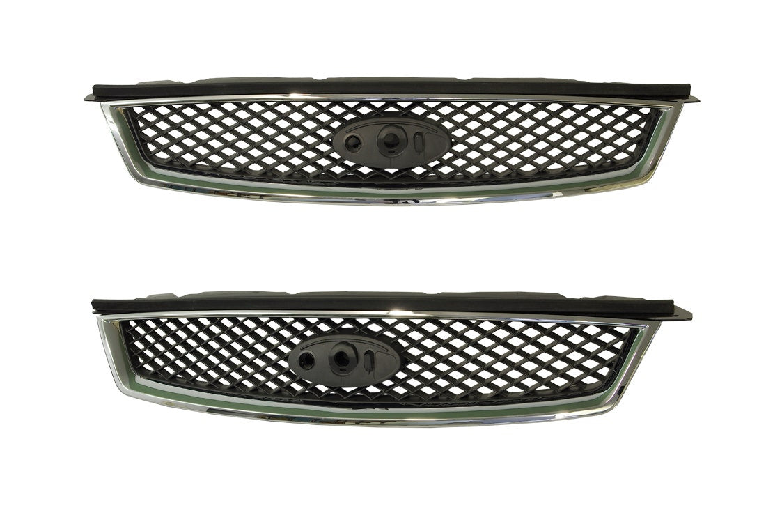 Front Grille (with Chrome Frame) Ford Focus LS/LT 2005 - 2009 FDFO - GRI - 47F - Sterling Parts - Grilles & Bumper Parts - Sterling Parts