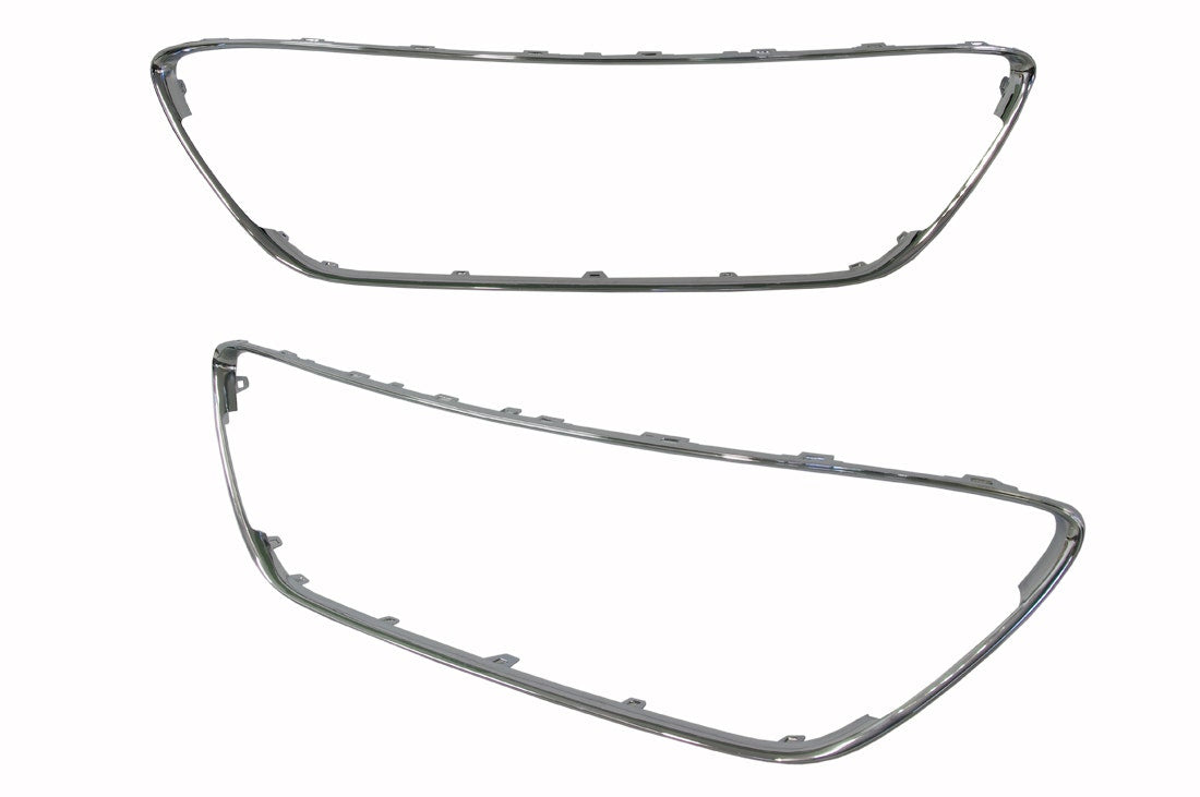 Front Bar Mould (Chrome Frame, Fits on Insert) Ford Fiesta WS/WT 2008 - 2013 FDFS - BAM - 09F - Sterling Parts - Body Mouldings & Trims - Sterling Parts