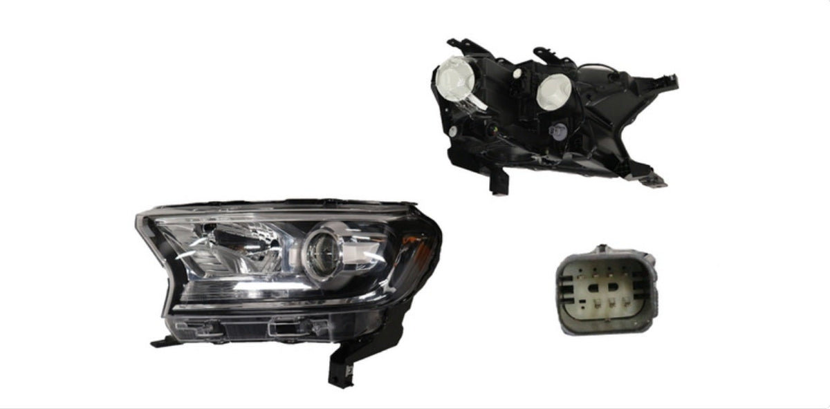 Headlight (LHS, Round Projector, H11/H15, without DRL) Ford Ranger PX2/PX3 2015 - 2022 FDRG-HEL-10L - Sterling