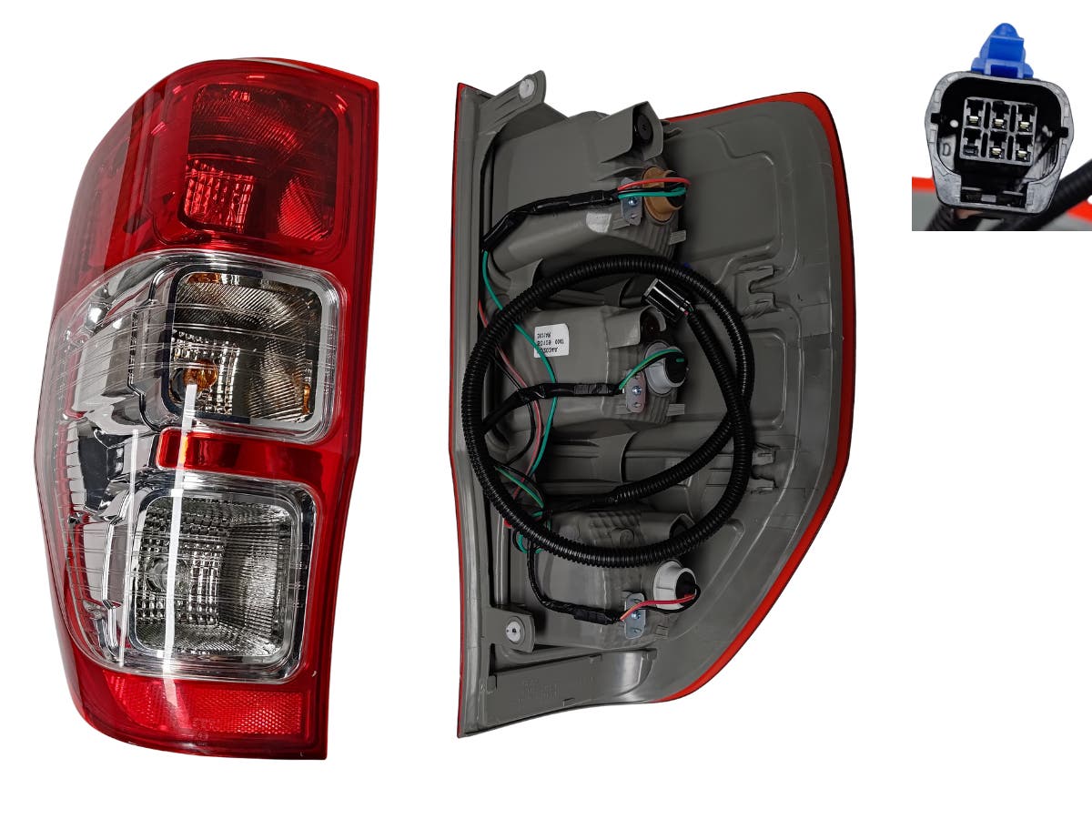 Tail Light (LHS, Non Smoky Type) Ford Ranger PX 2011 - 2022 FDRG - TAL - 15L - Sterling Parts - Tail Lights - Sterling Parts