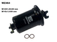 EFI Fuel Filter Z464 Fits Suzuki/Toyota WZ464 - Wesfil