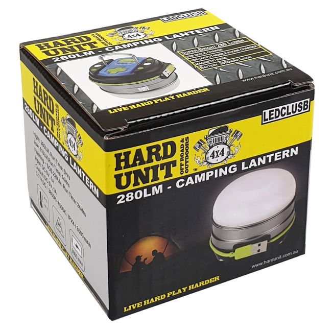 Led Camping Lamp USB Charge - HARD UNIT