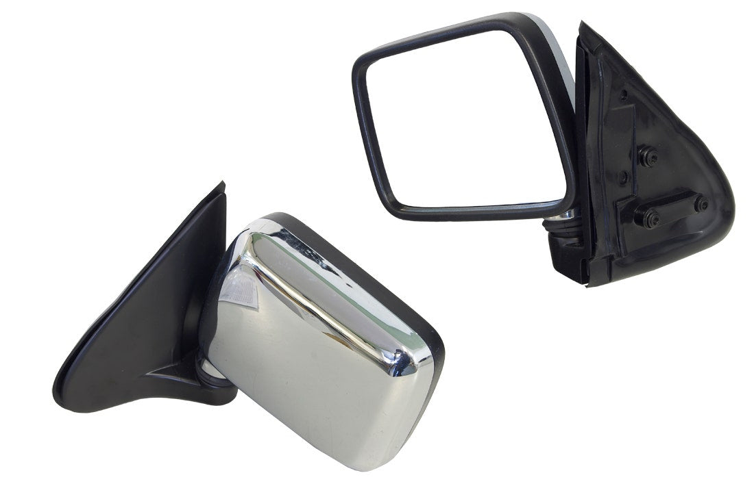 Manual Door Mirror (LHS, Chrome) Holden Rodeo TF 1997 - 2003 HLRD-DOM-04L - Sterling