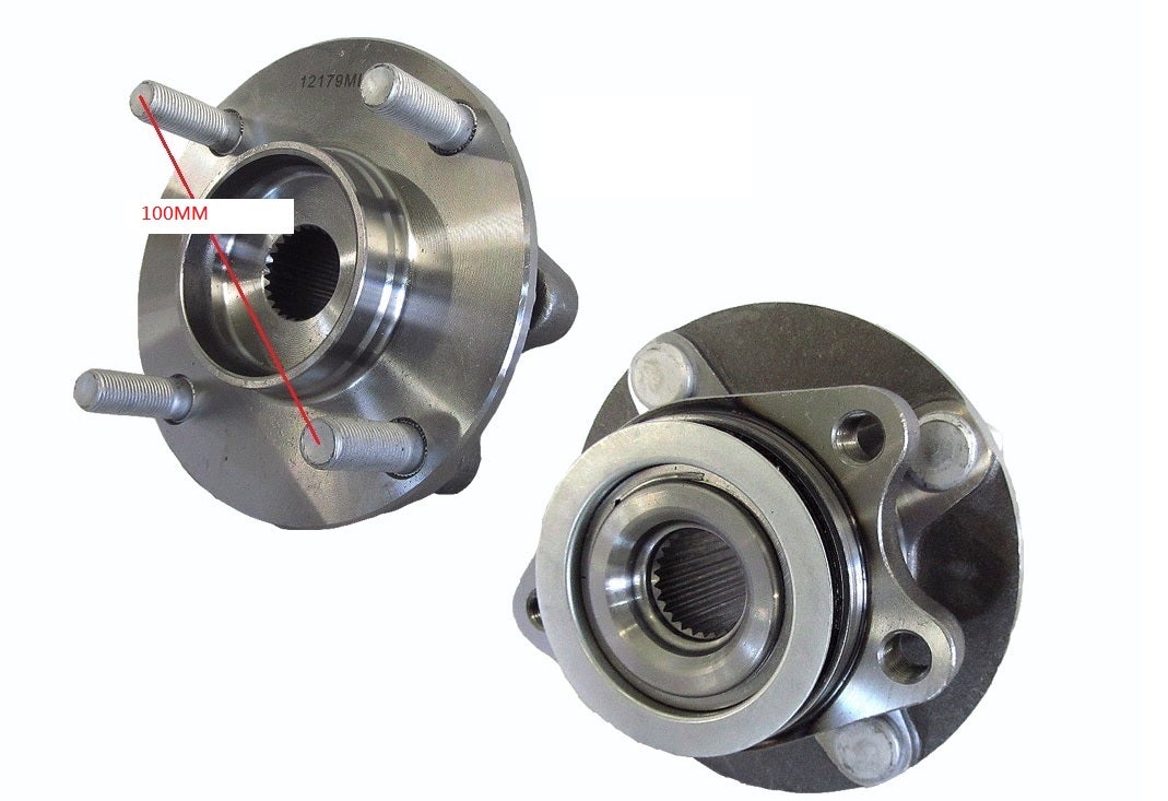 Front Wheel Hub with Integrated Bearing Nissan Tiida C11 (4X100MM) 02/2006 - 2013 HUB-NSTD-003F - Sterling