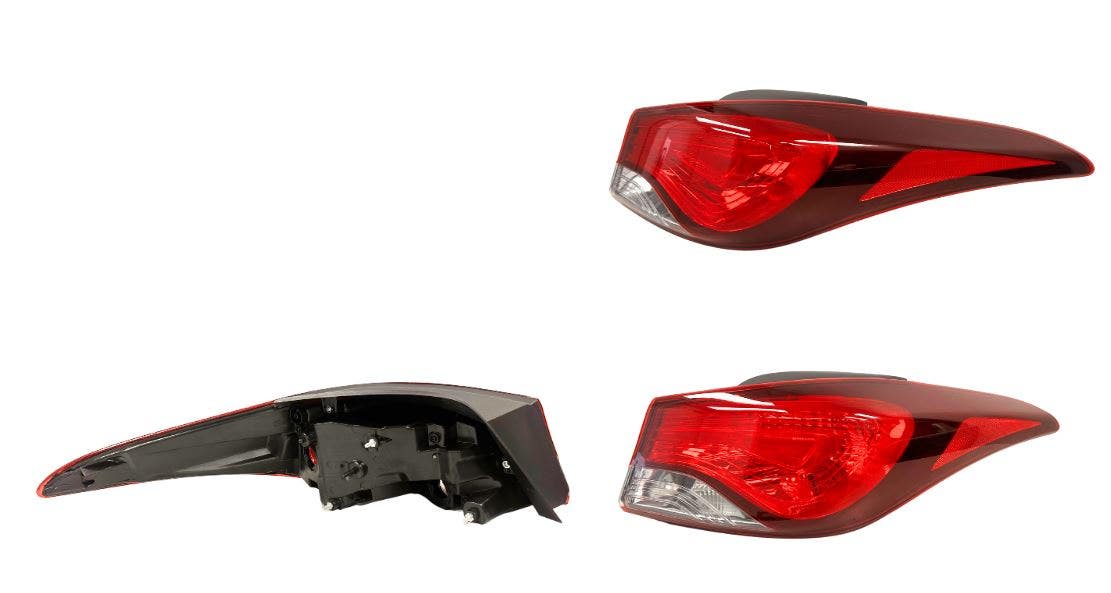Tail Light (Outer, RHS, Non - LED) Hyundai Elantra MD 2013 - 2015 HYLT - TAL - 26R - Sterling Parts - Tail Lights - Sterling Parts