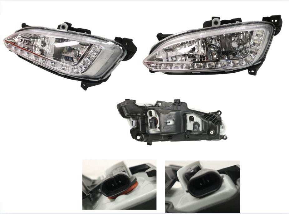 Fog Light (LHS, LED DRL) Hyundai Santa Fe DM1 08/2012 - 05/2015 HYST - FOL - 09L - Sterling Parts - Fog Lights - Sterling Parts