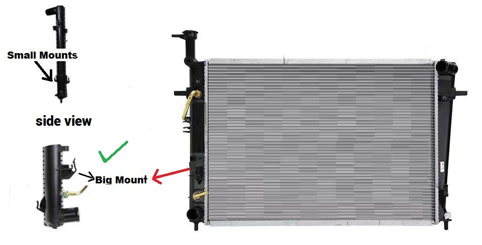 Radiator for Auto & Manual Hyundai Tucson 08/2004 - 2010 HYTS - RAD - 003 - Sterling Parts - Radiators - Sterling Parts