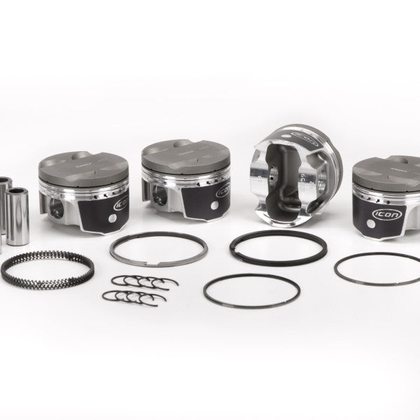 Piston & Ring Set (Performance) MITSUBISHI 4G63T DOHC 4IC542CAK-1.00 - ICON