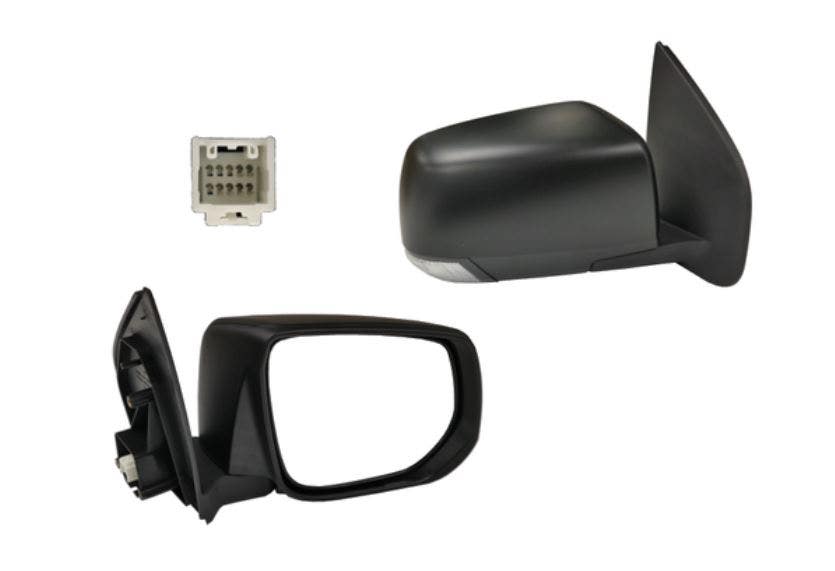 Door Mirror (RHS, Black, with Light) Isuzu D - MAX TFS 2012 - 2016 IZDM - DOM - 11R - Sterling Parts - Exterior Mirrors - Sterling Parts