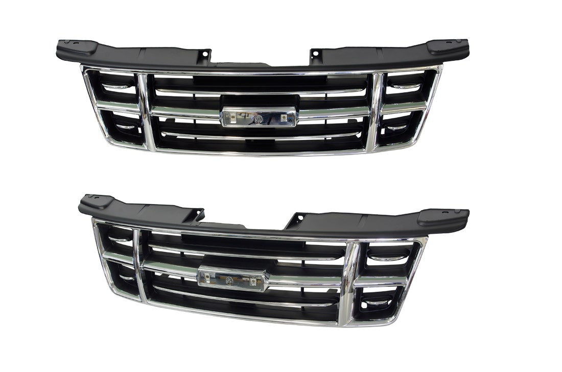 Front Grille (Chrome/Black) Isuzu D - MAX TFR 2008 - 2012 IZDM - GRI - 03F - Sterling Parts - Grilles & Bumper Parts - Sterling Parts