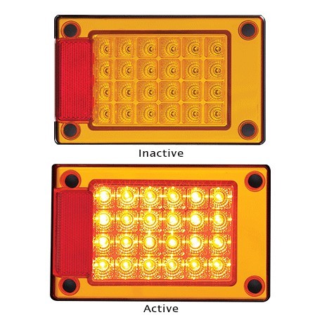 J3 Series Single Blister Includes Bracket - LED AutoLamps Rear Indicator Lamp