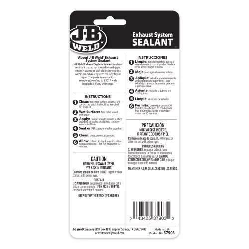 Exhaust System Sealant Heat Resistant Paste 85g - J-B Weld
