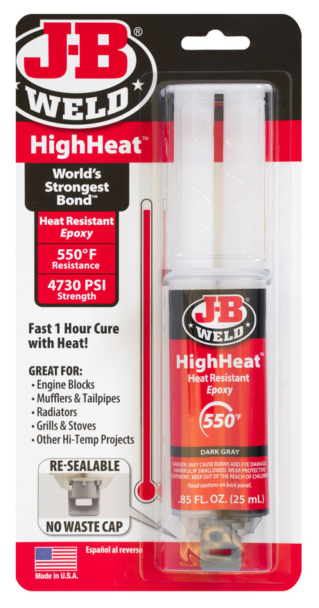 High Heat Syringe Strong, Lasting Repairs 25ml - J-B Weld | Universal Auto Spares