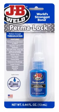 Perma-lock Blue Threadlocker Superior Lock Threaded Fasteners 3 Sizes - J-B Weld 13mL