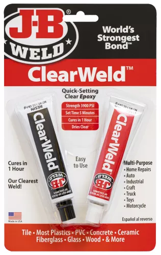 Clear Weld Twin Tube 57g - J-B Weld