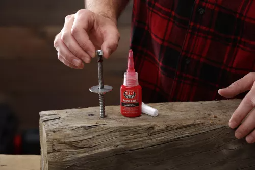 Perma-lock Red Threadlocker Superior Lock Threaded Fasteners 3 Sizes - J-B Weld