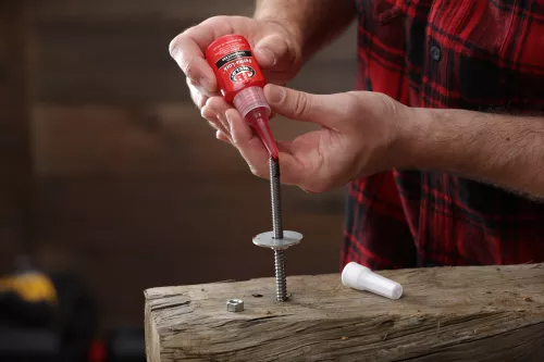 Perma-lock Red Threadlocker Superior Lock Threaded Fasteners 3 Sizes - J-B Weld