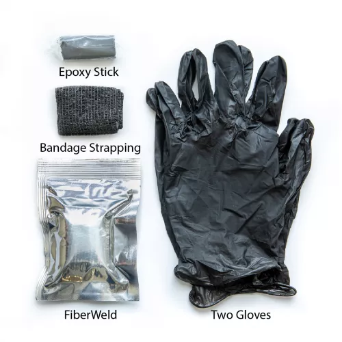 Fiber Weld 1" Pipe Repair Cast Fiberglass Pipe Repair Cast 2.5CM * 121CM - J-B Weld