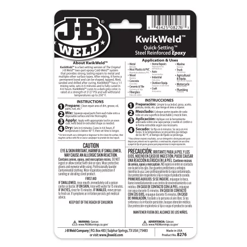 Kwik Weld Twin Tube 57g - J-B Weld