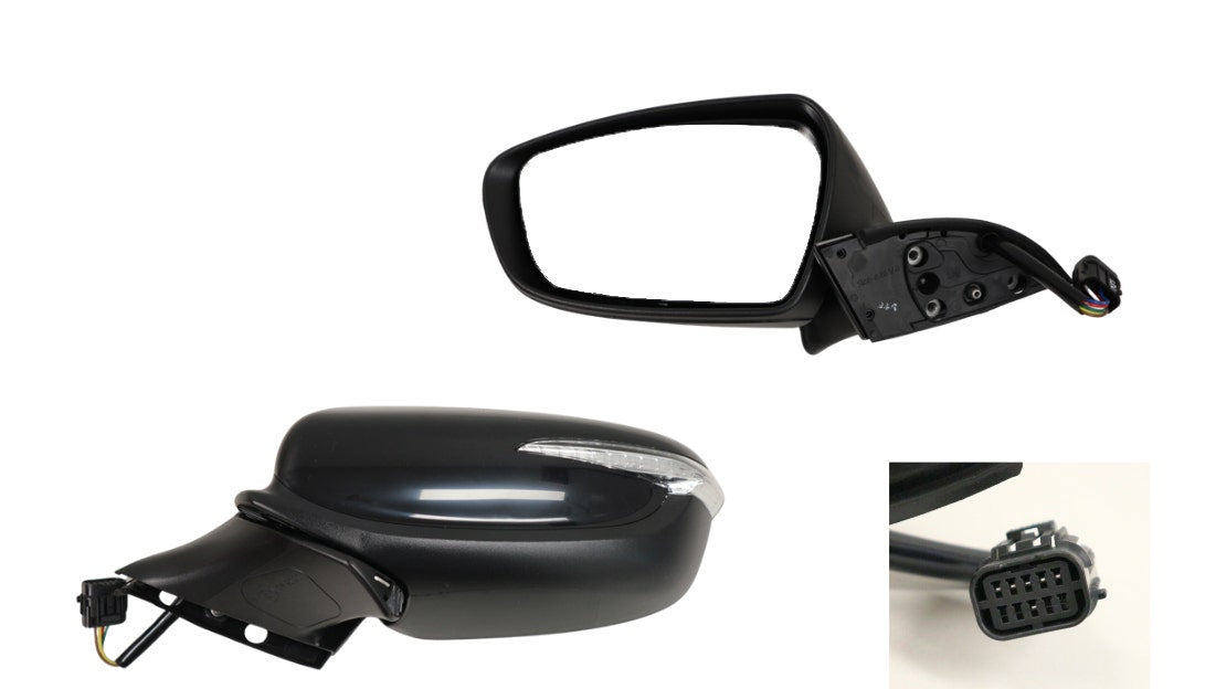 Door Mirror (LHS, Heated, with Blinker Light) Kia Cerato YD 2013 - 2016 KICT - DOM - 11L - Sterling Parts - Exterior Mirrors - Sterling Parts