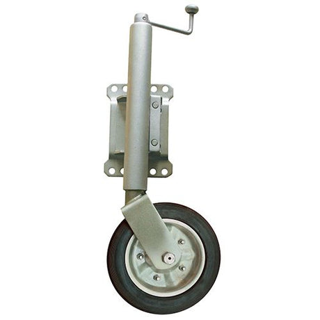 Jockey Wheel - 250mm (10") Solid Wheel With Swing Away Bracket - LoadMaster