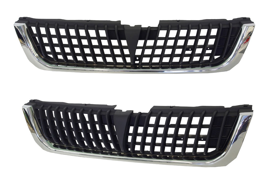 Front Grille (Black) Mitsubishi Challenger PA 1998 - 2000 MBCG - GRI - 25F - Sterling Parts - Grilles & Bumper Parts - Sterling Parts