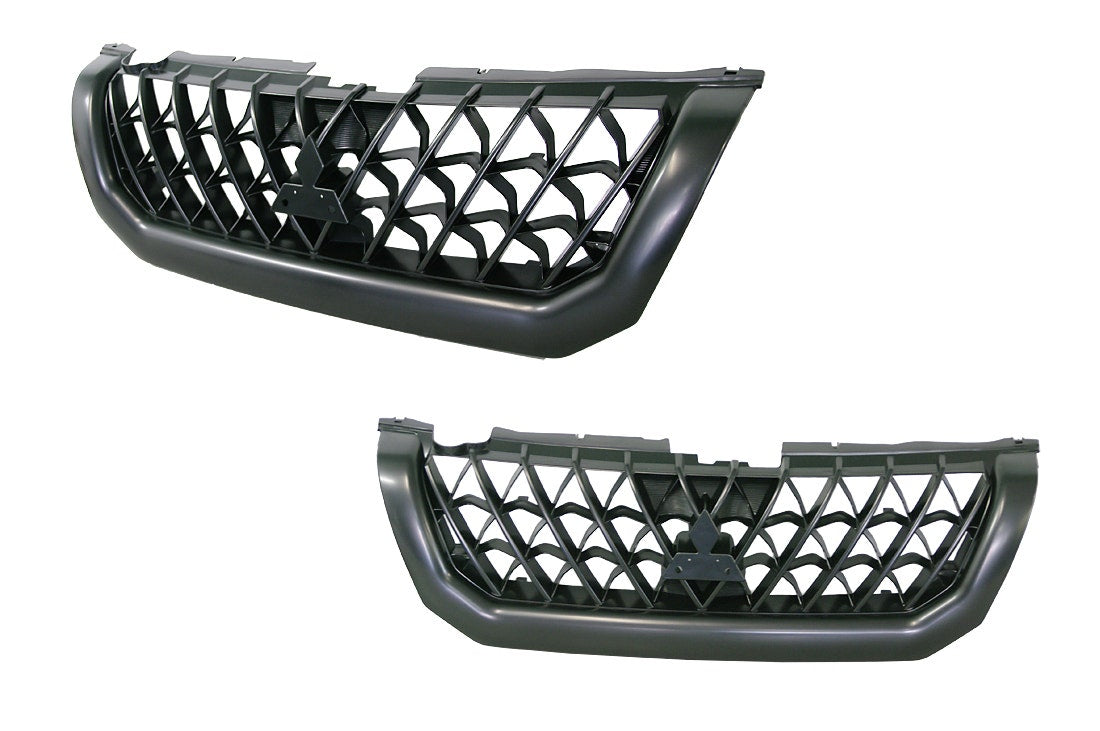 Front Grille (Black) Mitsubishi Challenger PA 2000 - 2004 MBCG - GRI - 30F - Sterling Parts - Grilles & Bumper Parts - Sterling Parts