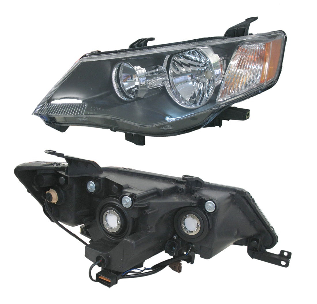 Headlight (LHS, Non-HID) Mitsubishi Outlander ZG 2006 - 2009 MBOL-HEL-07L - Sterling