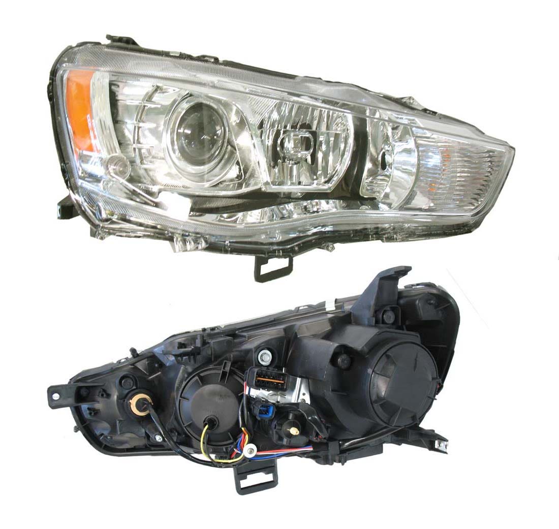 Headlight (RHS, Xenon, Chrome) Mitsubishi Outlander ZH 2009 - 2012 MBOL-HEL-10R - Sterling