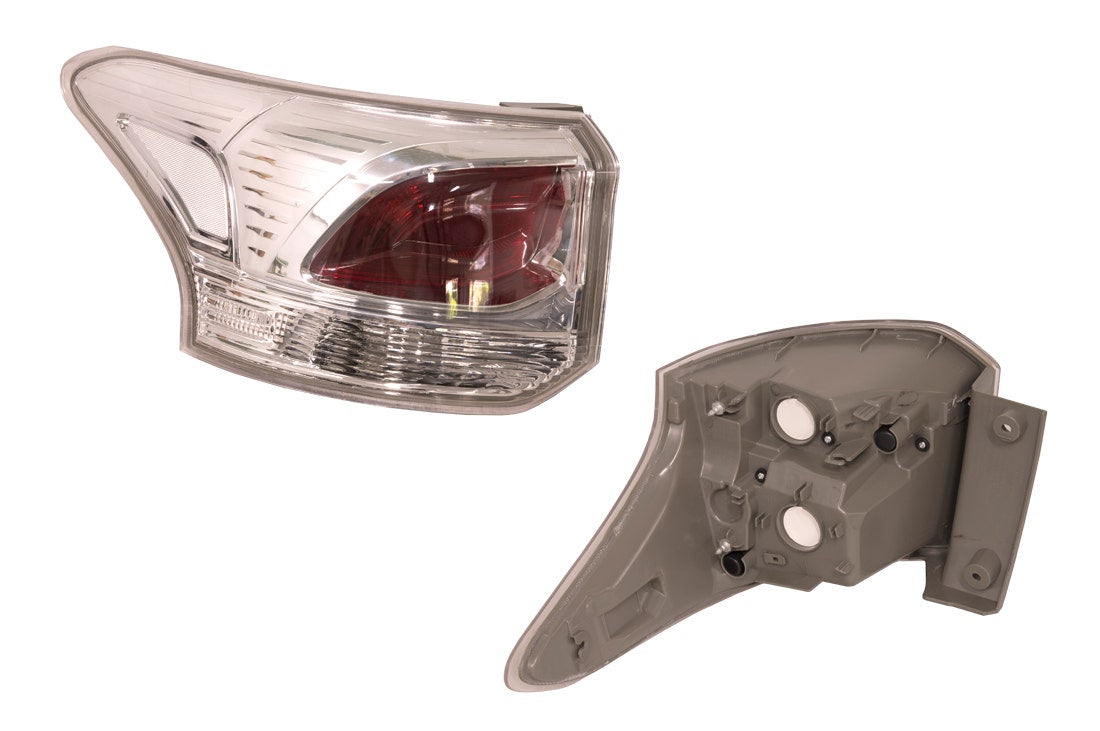 Outer Tail Light (LHS, Clear/Red Lens) Mitsubishi Outlander ZJ 2012 - 2014 MBOL - TAL - 11L - Sterling Parts - Tail Lights - Sterling Parts