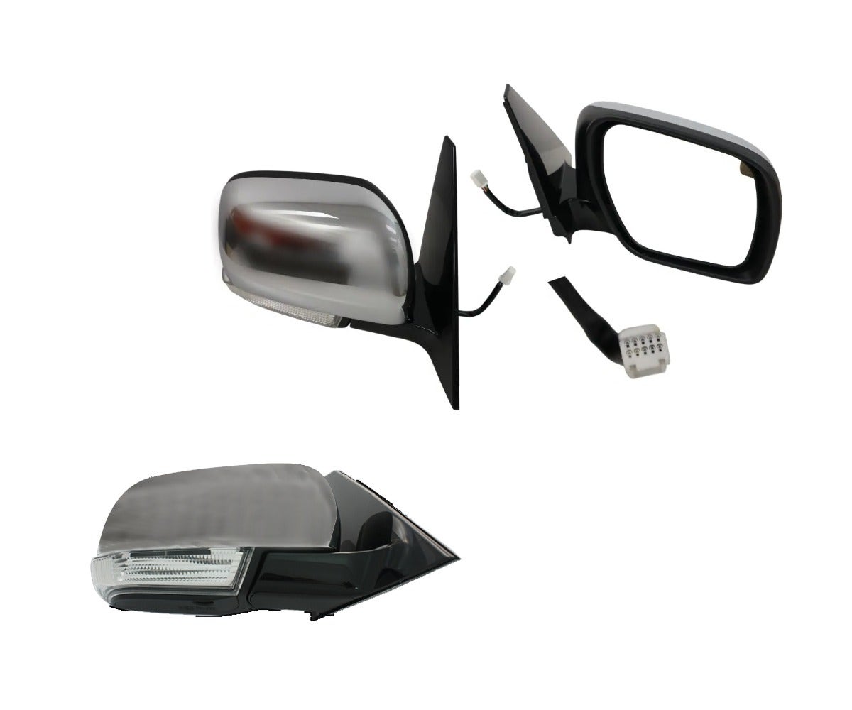 Door Mirror (RHS with Folding and Blinker Light) Mitsubishi Pajero NS/NT/NW/NX 2006 - 2021 MBPJ - DOM - 74R - Sterling Parts - Exterior Mirrors - Sterling Parts