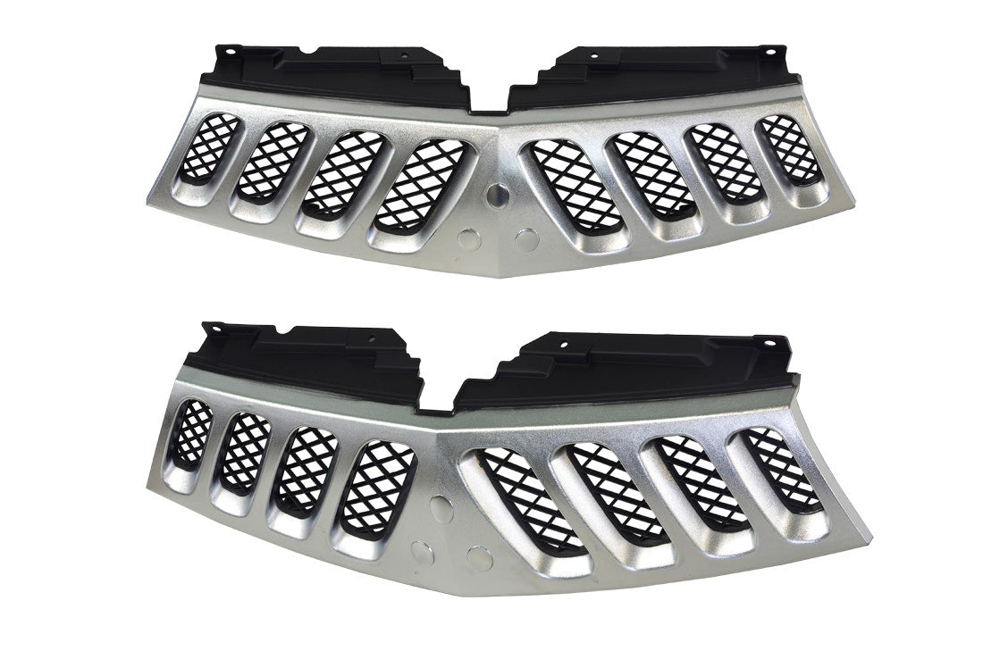 Front Grille (Chrome/Black, 1 Piece) Mitsubishi Triton ML 2006 - 2009 MBTT - GRI - 50F - Sterling Parts - Grilles & Bumper Parts - Sterling Parts
