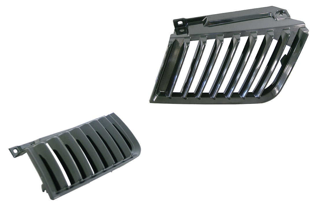 Front Grille (RHS, Black) Mitsubishi Triton ML 2006 - 2009 MBTT - GRI - 52R - Sterling Parts - Grilles & Bumper Parts - Sterling Parts