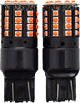 2pc LED Globes T20 W3 x 16D (7440) Red - Motolite | Universal Auto Spares