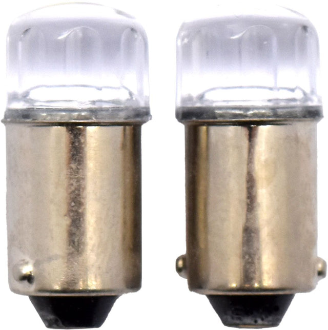 2pc LED Globes BA9S (233) White - Motolite | Universal Auto Spares