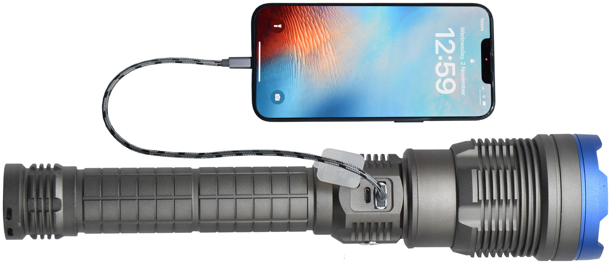 8000LM Re-chargeable High Power COB Torch - Motolite