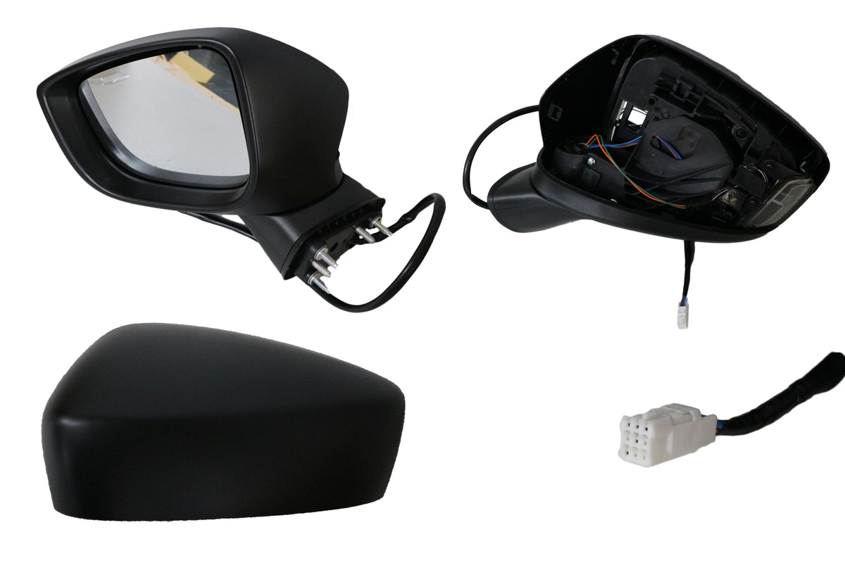 Electric Door Mirror (LHS, with LED Light) Mazda 2 DJ/DL 2014 - 2017 MZ02 - DOM - 08L - Sterling Parts - Exterior Mirrors - Sterling Parts