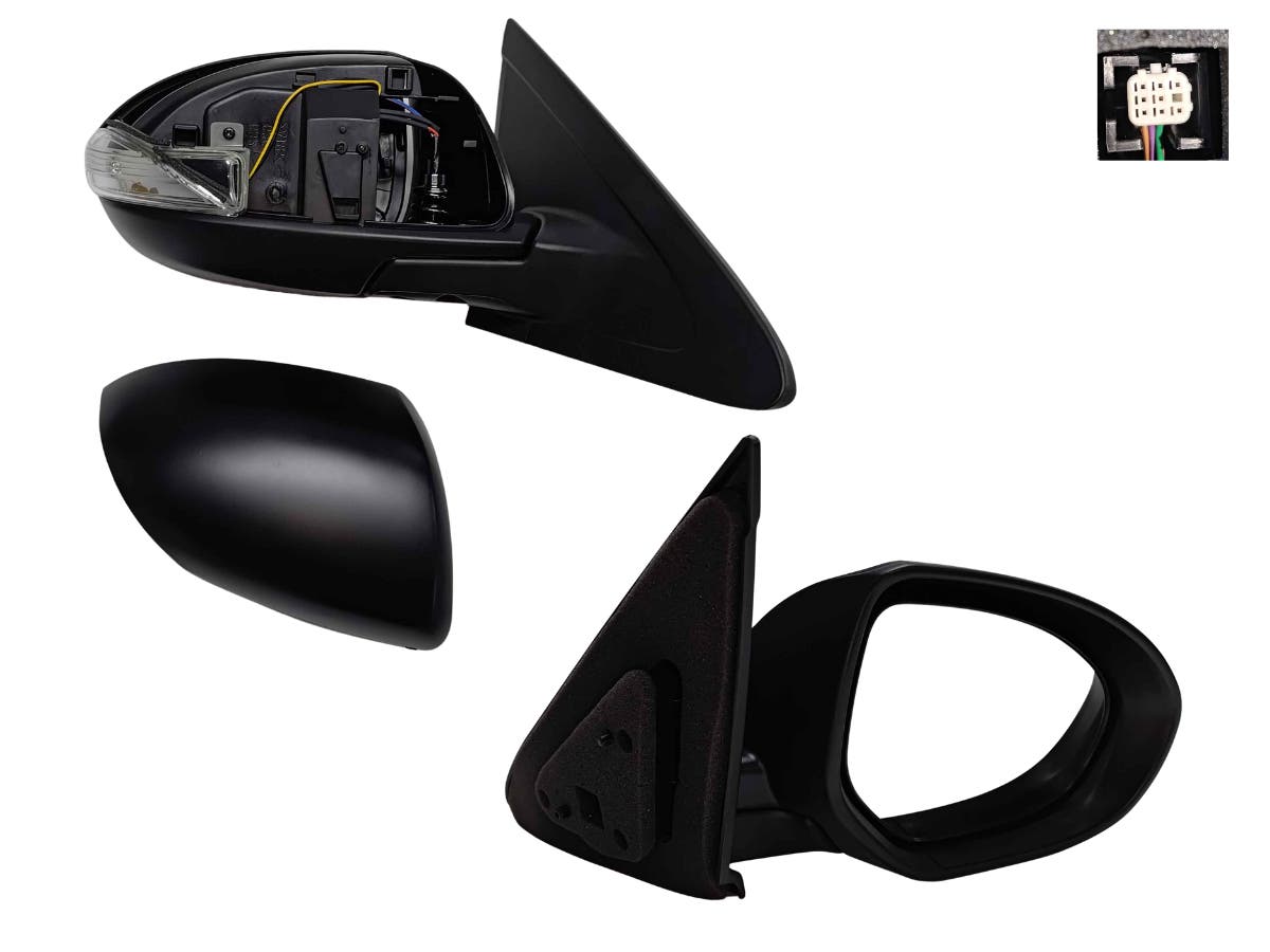 Electric Door Mirror (RHS, with Blinker Light) Mazda 3 BL 2009 - 2014 MZ03 - DOM - 08R - Sterling Parts - Exterior Mirrors - Sterling Parts