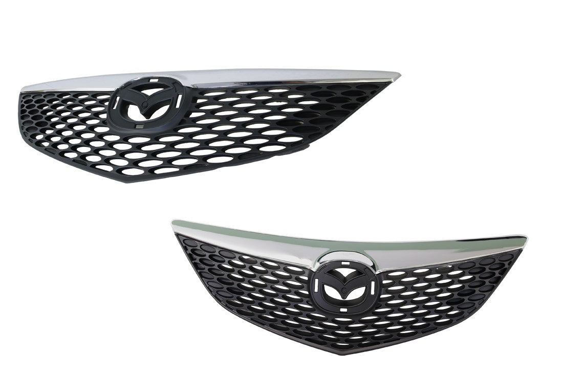 Front Grille Mazda 3 BK Hatchback 2004 - 2006 MZ03 - GRI - 08F - Sterling Parts - Grilles & Bumper Parts - Sterling Parts