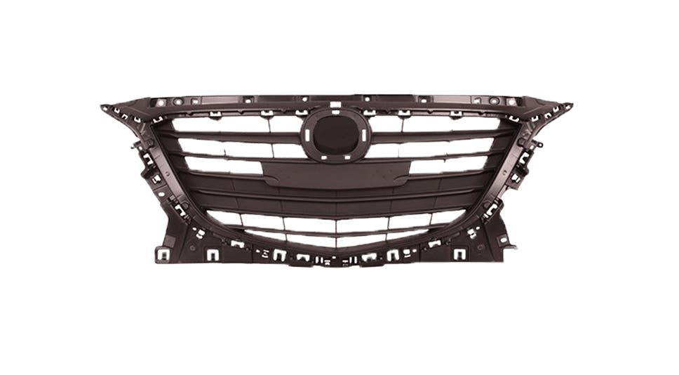 Front Grille (Black) Mazda 3 BM 2013 - 2016 MZ03 - GRI - 20F - Sterling Parts - Grilles & Bumper Parts - Sterling Parts