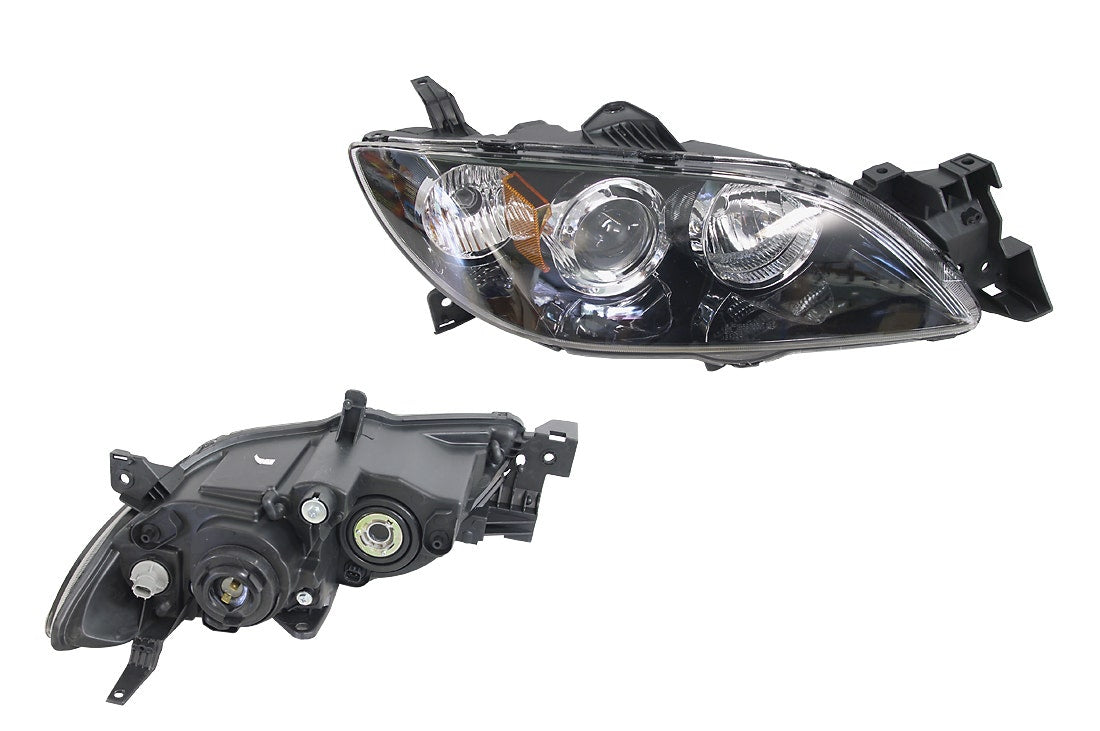 Headlight (RHS) Mazda 3 BK Sedan 2004 - 2008 MZ03 - HEL - 04R - Sterling Parts - Headlight Assemblies - Sterling Parts