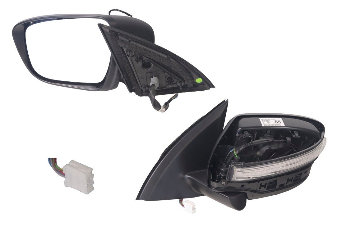 Electric Door Mirror (LHS with Blinker Light and Folding) Nissan Qashqai J11 2014 - 2022 NSQQ-DOM-03L - Sterling
