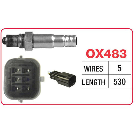 Oxygen Sensor With 5 Wire Ford, Mazda OX483 - Goss | Universal Auto Spares