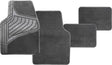 4 Piece Grey Carpet & Rubber Mat Set with Velcro Positioning Tabs - PC Procovers