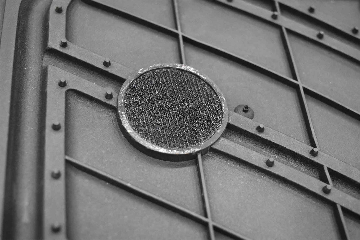 4 Piece Grey Carpet & Rubber Mat Set with Velcro Positioning Tabs - PC Procovers