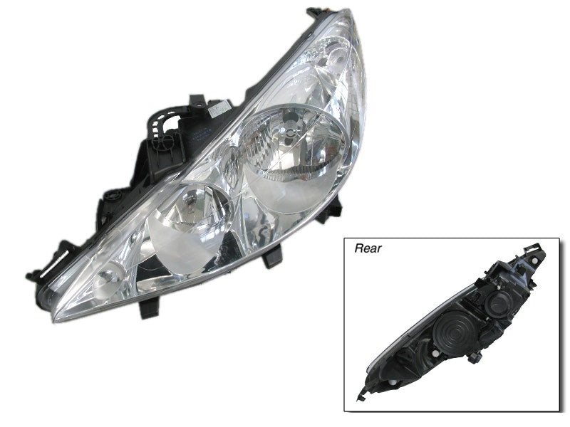 Headlight (LHS, Halogen, H1/H7, No Fog Lamp) Peugeot 207 A7 2007 - 2009 PG27-HEL-03L - Sterling