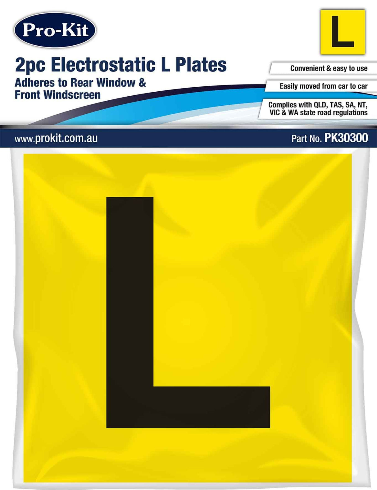 2 Piece Electrostatic L Plates - Pro-Kit