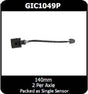Disc Pad Elect Wear Sensor Rear Fits TRW VOLKSWAGEN PORSCHE GIC1049P - Protex